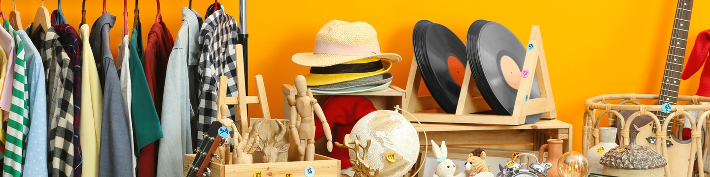 Een verzameling tweedehands goederen